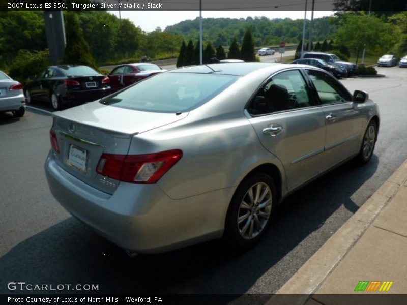 Tungsten Silver Metallic / Black 2007 Lexus ES 350