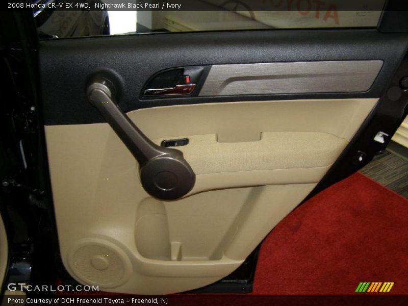 Nighthawk Black Pearl / Ivory 2008 Honda CR-V EX 4WD