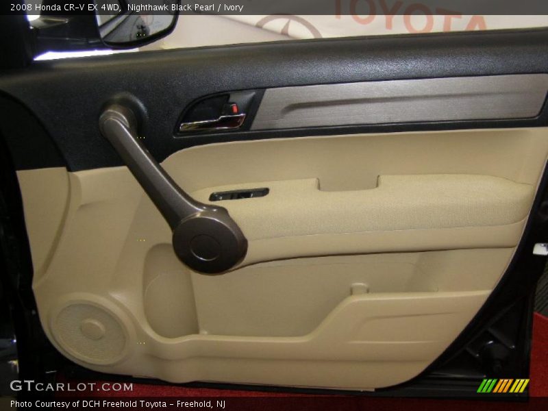 Nighthawk Black Pearl / Ivory 2008 Honda CR-V EX 4WD