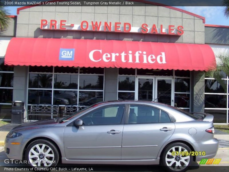 Tungsten Gray Metallic / Black 2006 Mazda MAZDA6 s Grand Touring Sedan