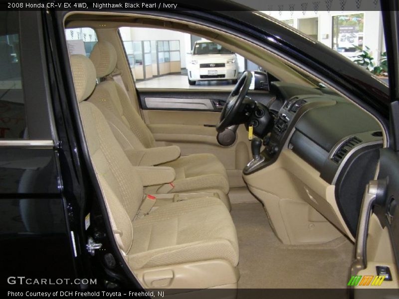 Nighthawk Black Pearl / Ivory 2008 Honda CR-V EX 4WD