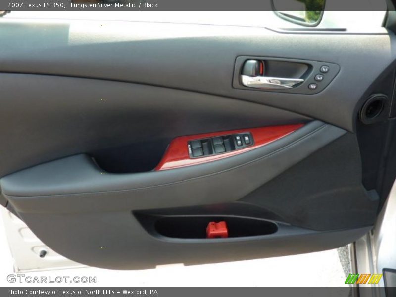 Tungsten Silver Metallic / Black 2007 Lexus ES 350