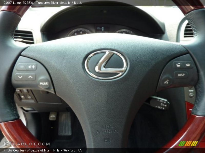 Tungsten Silver Metallic / Black 2007 Lexus ES 350