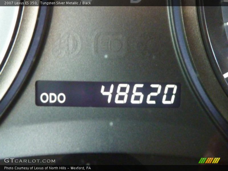 Tungsten Silver Metallic / Black 2007 Lexus ES 350