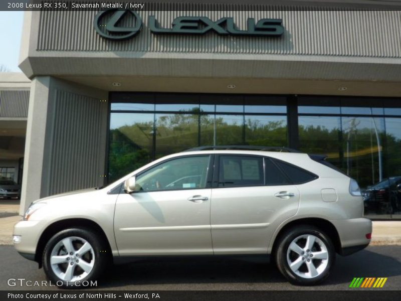 Savannah Metallic / Ivory 2008 Lexus RX 350