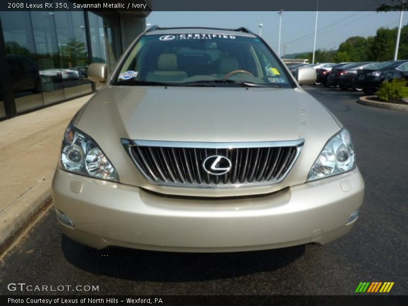 Savannah Metallic / Ivory 2008 Lexus RX 350