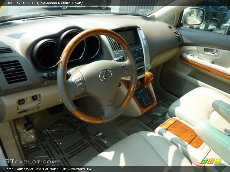 Savannah Metallic / Ivory 2008 Lexus RX 350