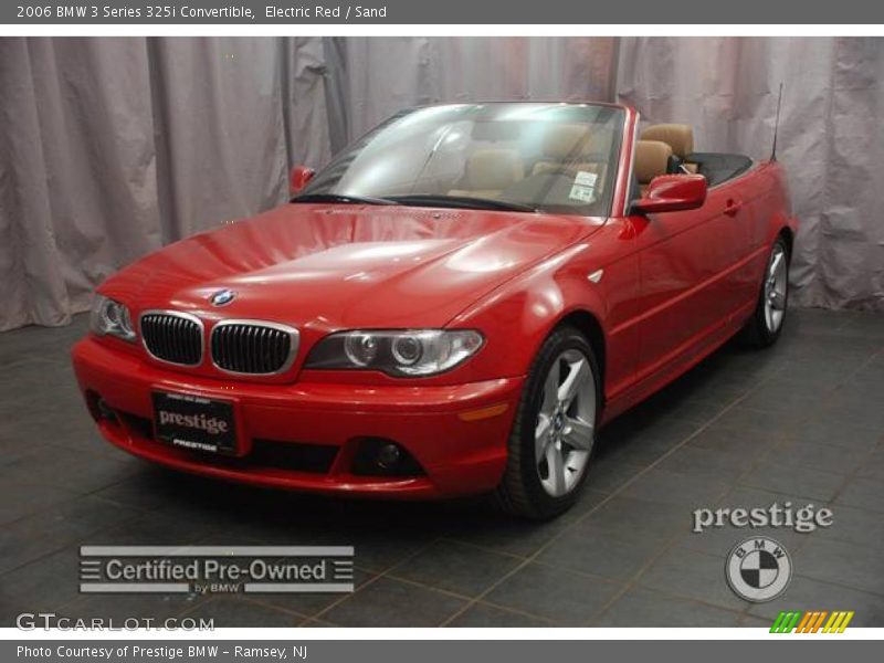 Electric Red / Sand 2006 BMW 3 Series 325i Convertible