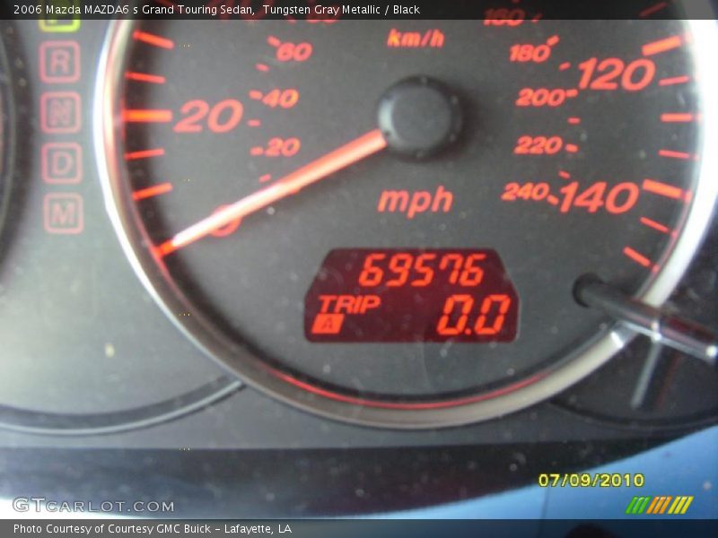 Tungsten Gray Metallic / Black 2006 Mazda MAZDA6 s Grand Touring Sedan