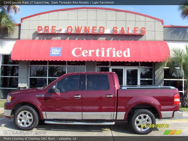 Dark Toreador Red Metallic / Light Parchment 2006 Lincoln Mark LT SuperCrew