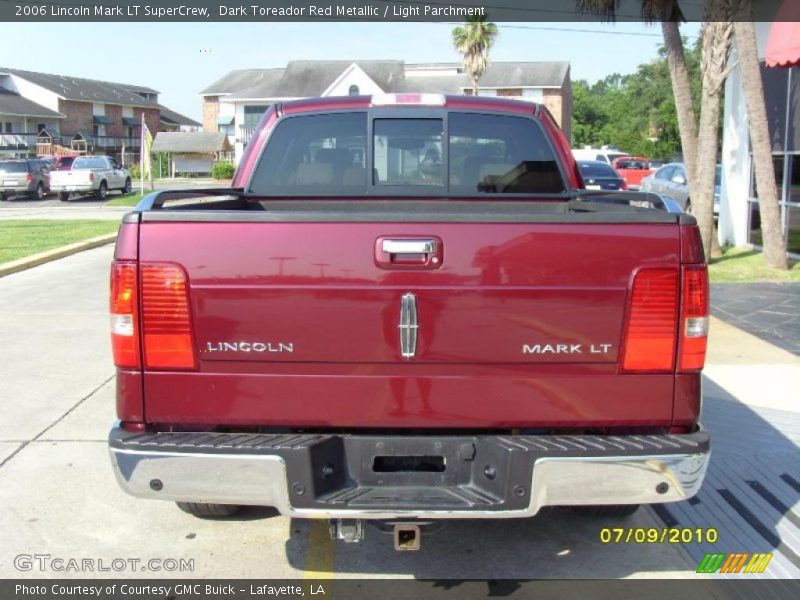 Dark Toreador Red Metallic / Light Parchment 2006 Lincoln Mark LT SuperCrew