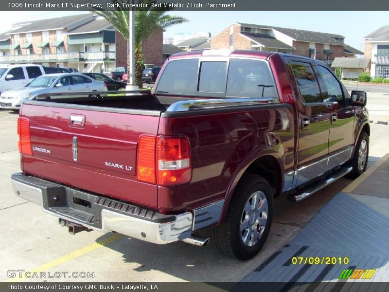 Dark Toreador Red Metallic / Light Parchment 2006 Lincoln Mark LT SuperCrew