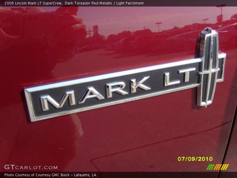 Dark Toreador Red Metallic / Light Parchment 2006 Lincoln Mark LT SuperCrew