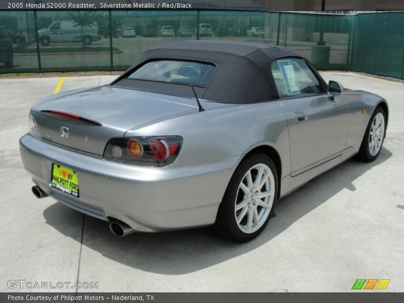 Silverstone Metallic / Red/Black 2005 Honda S2000 Roadster