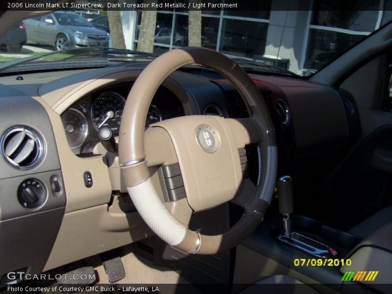 Dark Toreador Red Metallic / Light Parchment 2006 Lincoln Mark LT SuperCrew