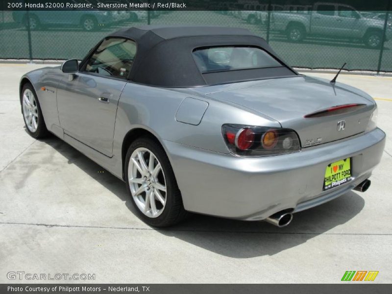 Silverstone Metallic / Red/Black 2005 Honda S2000 Roadster