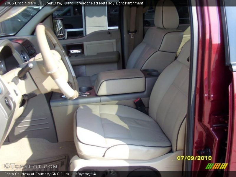 Dark Toreador Red Metallic / Light Parchment 2006 Lincoln Mark LT SuperCrew