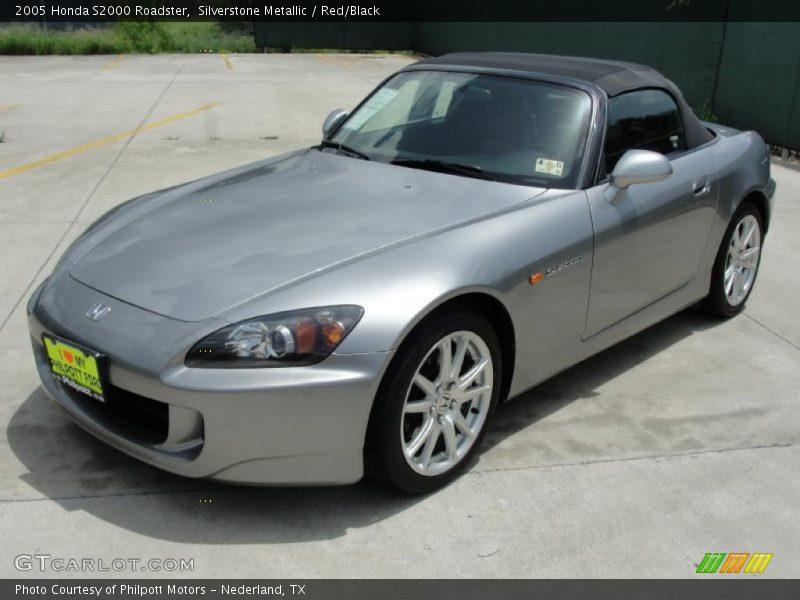 Silverstone Metallic / Red/Black 2005 Honda S2000 Roadster