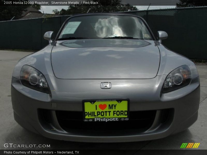 Silverstone Metallic / Red/Black 2005 Honda S2000 Roadster