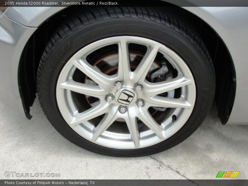 Silverstone Metallic / Red/Black 2005 Honda S2000 Roadster