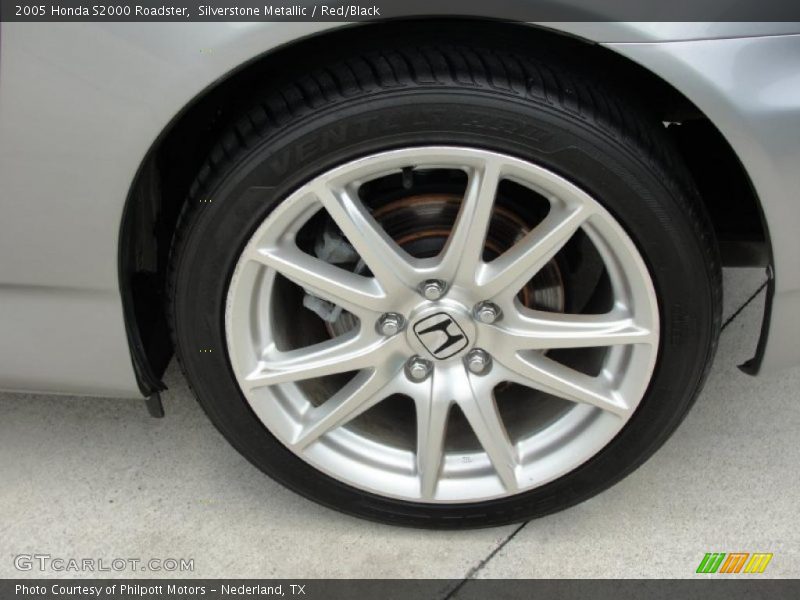 Silverstone Metallic / Red/Black 2005 Honda S2000 Roadster