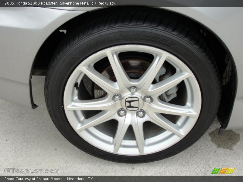 Silverstone Metallic / Red/Black 2005 Honda S2000 Roadster