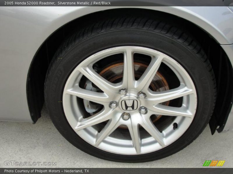 Silverstone Metallic / Red/Black 2005 Honda S2000 Roadster