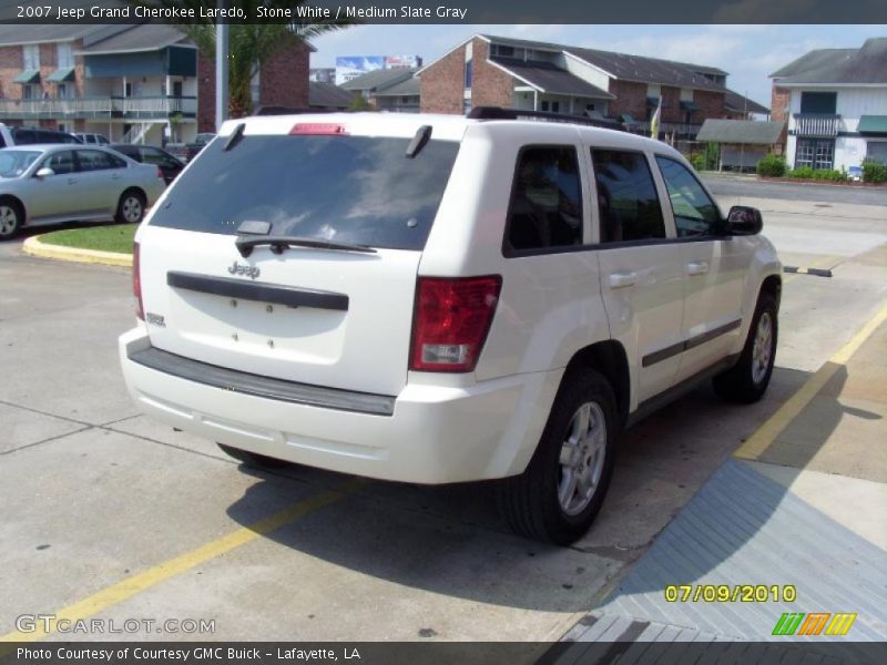 Stone White / Medium Slate Gray 2007 Jeep Grand Cherokee Laredo