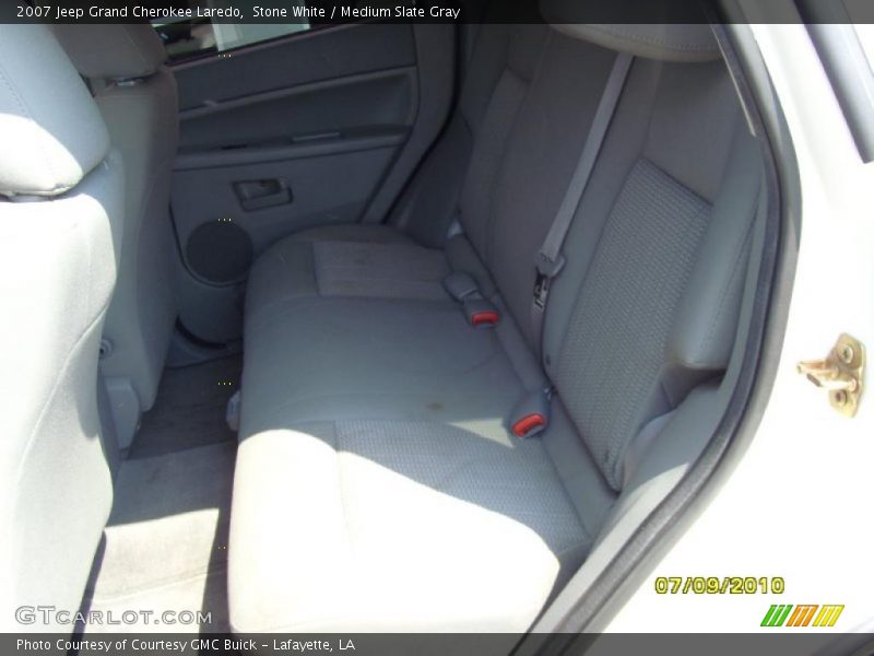Stone White / Medium Slate Gray 2007 Jeep Grand Cherokee Laredo