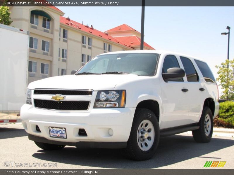 Summit White / Ebony 2009 Chevrolet Tahoe Special Services 4x4