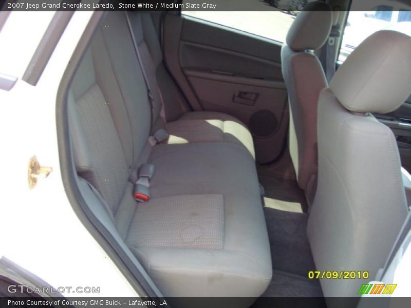 Stone White / Medium Slate Gray 2007 Jeep Grand Cherokee Laredo
