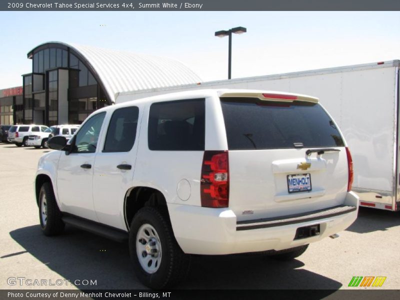 Summit White / Ebony 2009 Chevrolet Tahoe Special Services 4x4