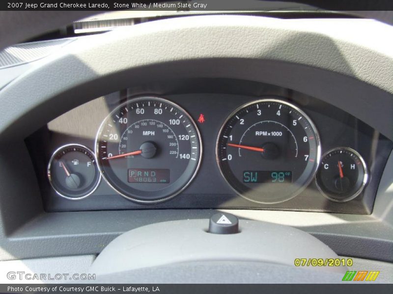 Stone White / Medium Slate Gray 2007 Jeep Grand Cherokee Laredo