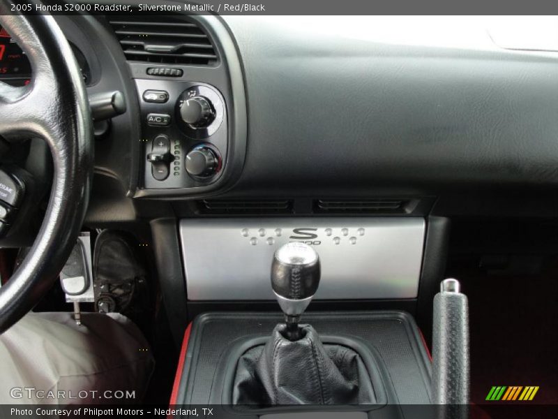 Silverstone Metallic / Red/Black 2005 Honda S2000 Roadster
