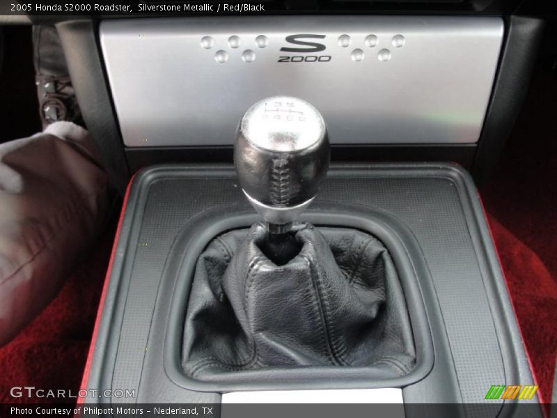 Silverstone Metallic / Red/Black 2005 Honda S2000 Roadster