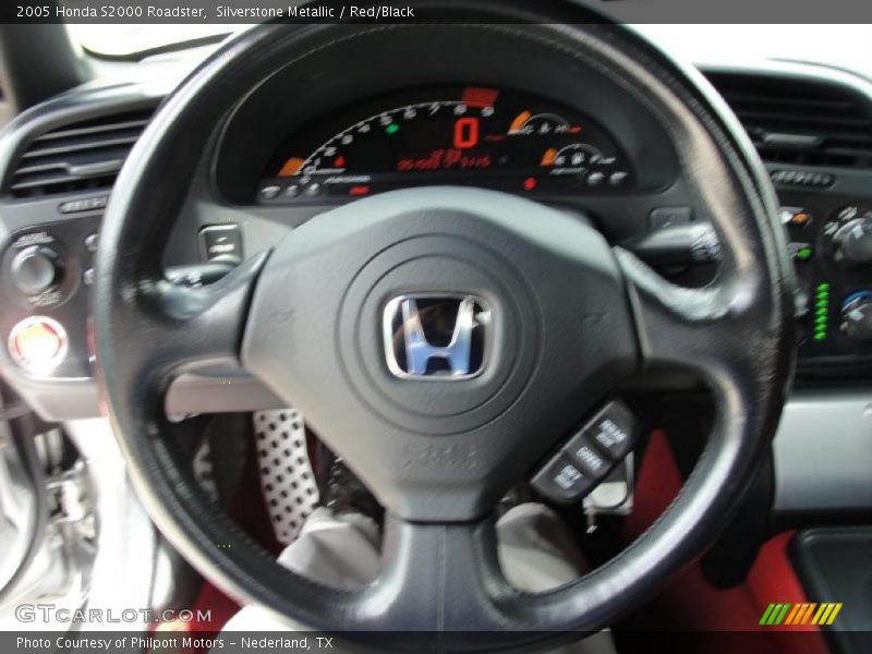 Silverstone Metallic / Red/Black 2005 Honda S2000 Roadster