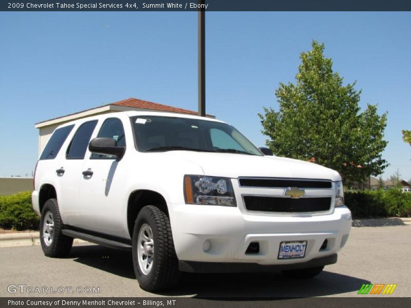 Summit White / Ebony 2009 Chevrolet Tahoe Special Services 4x4