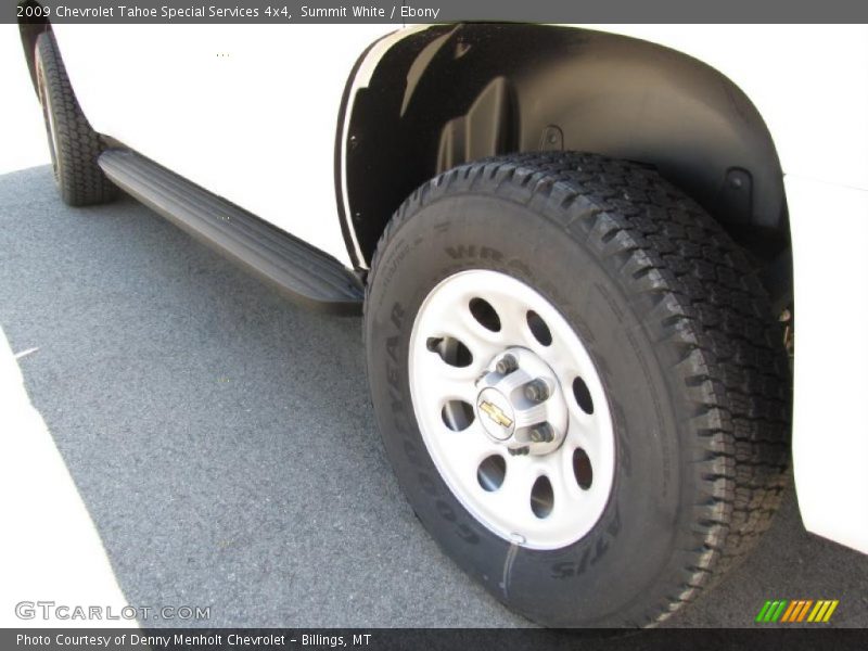 Summit White / Ebony 2009 Chevrolet Tahoe Special Services 4x4