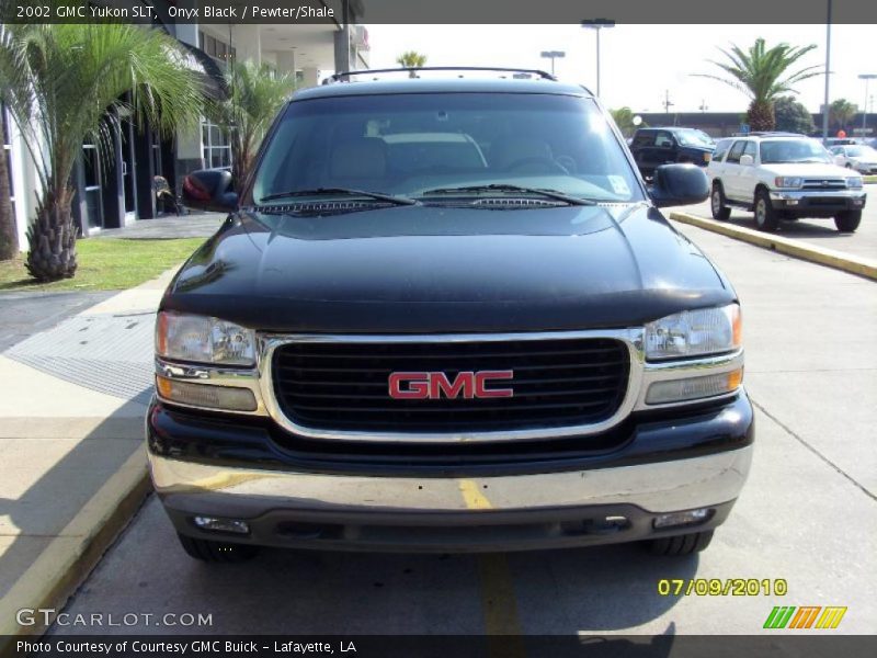 Onyx Black / Pewter/Shale 2002 GMC Yukon SLT