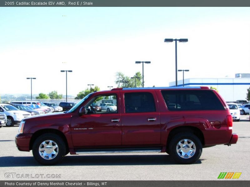 Red E / Shale 2005 Cadillac Escalade ESV AWD