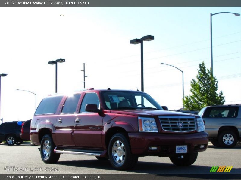 Red E / Shale 2005 Cadillac Escalade ESV AWD