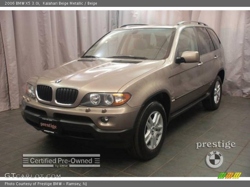 Kalahari Beige Metallic / Beige 2006 BMW X5 3.0i