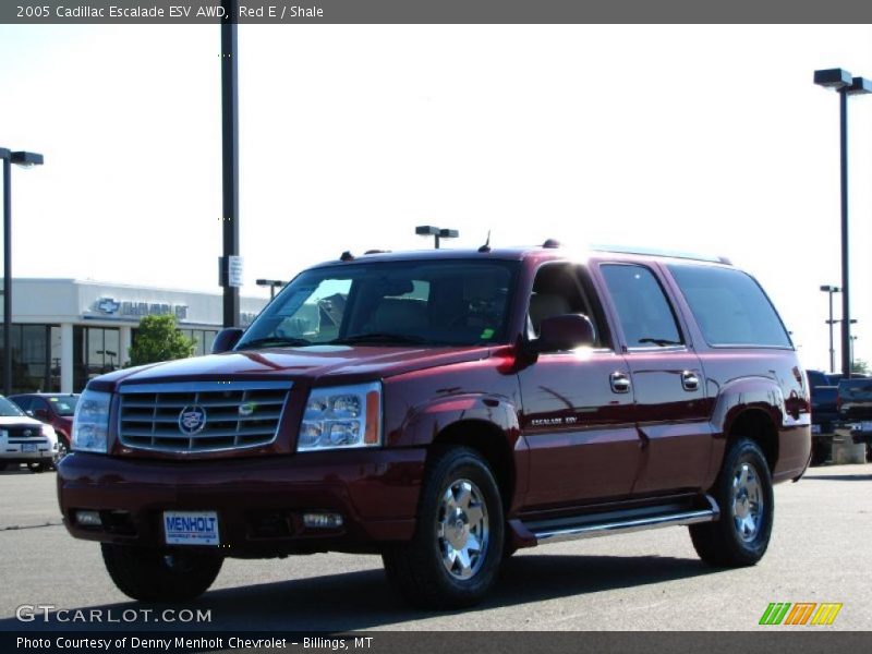 Red E / Shale 2005 Cadillac Escalade ESV AWD