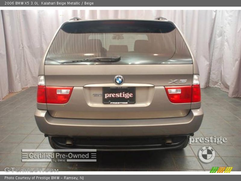 Kalahari Beige Metallic / Beige 2006 BMW X5 3.0i