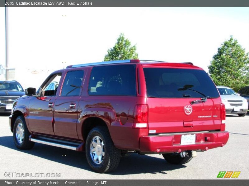 Red E / Shale 2005 Cadillac Escalade ESV AWD