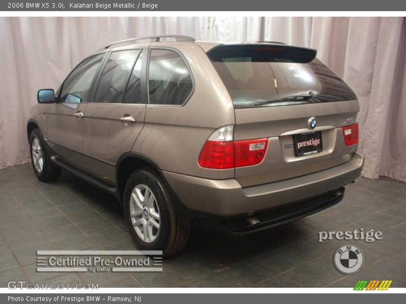 Kalahari Beige Metallic / Beige 2006 BMW X5 3.0i