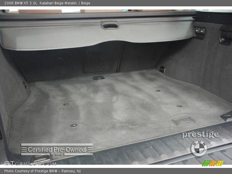 Kalahari Beige Metallic / Beige 2006 BMW X5 3.0i