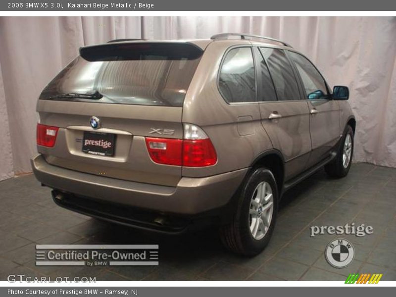 Kalahari Beige Metallic / Beige 2006 BMW X5 3.0i