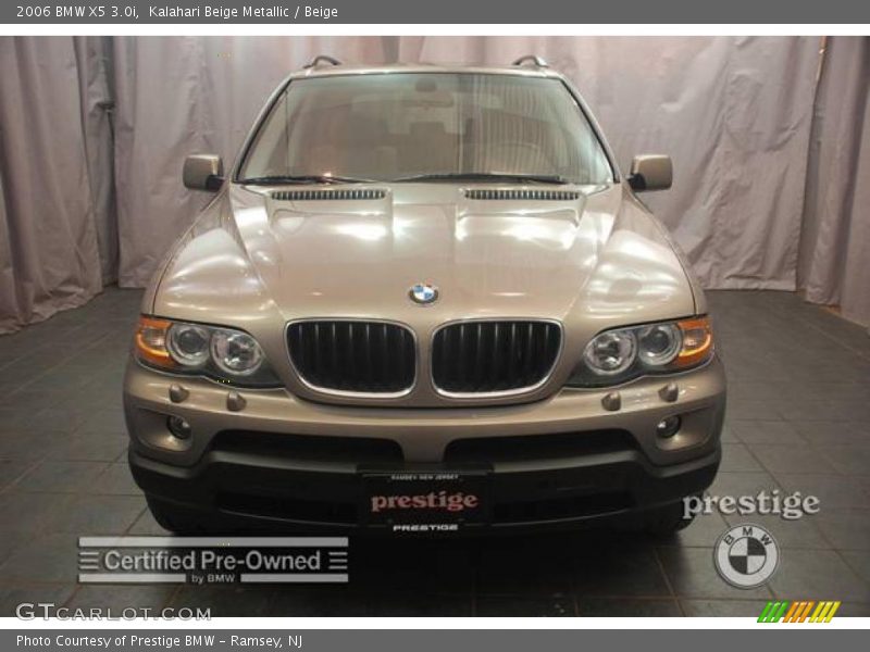 Kalahari Beige Metallic / Beige 2006 BMW X5 3.0i