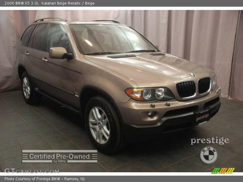 Kalahari Beige Metallic / Beige 2006 BMW X5 3.0i